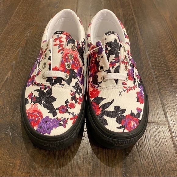 Vans Era Florals Sneakers Size 5 - Picture 3 of 8